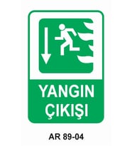 İŞ GÜVENLİĞİ UYARI LEVHASI 1 ADET PVC 21 X 29CM
