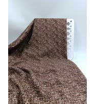 KAŞMİR VİSKON KUMAŞ (Kahverengi)