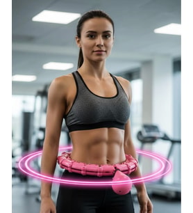 Masajlı Akıllı Hula Hoop Ayarlanabilir Fitness Çemberi