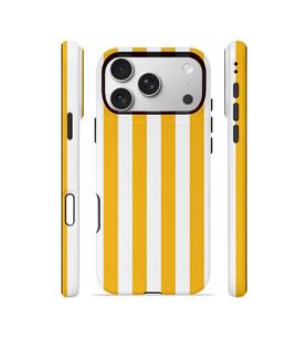 iPhone 17 Pro Max Vorian Çift Katmanlı MagSafe Kılıf Golden Riviera Stripe