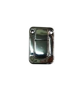 Yaylı Bavul Kilidi - 32x48mm, Nikel, 1 Adet
