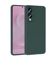 Coverzone Samsung Galaxy S25 Edge ?le Uyumlu K?l?f Z-Mara Lansman Vieri Tam Koruma Arka Kapak Kamera Koruma �?k?nt?l? P�r�zs�z Y�zey Koyu Ye?il