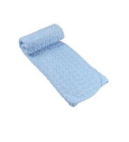 NİVEMESHOME MAVİ KALPLİ 100X120 BEBE BATTANİYE MERİNOS