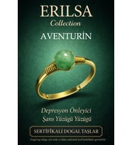 Sertifikalı Depresyon Önleyici Şans Yüzüğü – Aventurin Taşı Ayarlamalı Gold Boğa Terazi Yay Burcu (Çok Renkli)