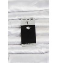 316L Cerrahi Çelik Zirkon Taşlı Göbek Piercing 5886 - SSSSSS9646-4882