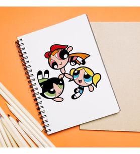 Power Puff Girls Tasarımlı Defter