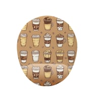 Kahve Bardakları Tasarım Bilek DestekliKaymaz Buruşmaz Kırılmaz Mouse Pad (Çok Renkli)