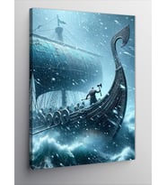 Kanvas Tablo Viking Gemisi