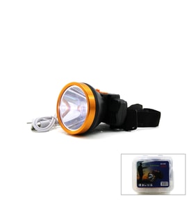ŞARJLI 30W KAFA LAMBASI FENER USB - TYPE-C KADEME IŞIKLI (5365)