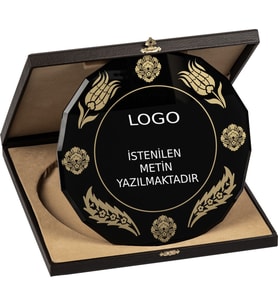 Kişiye Özel Tabak Kristal Plaket