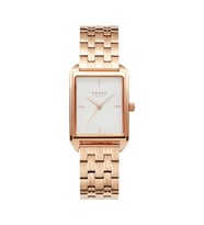 Obaku Denmark V293LXVISV Quartz Çelik Rose Beyaz Kadran 24 mm Kadın Kol Saati