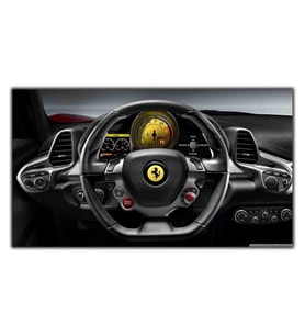 FERRARI DİREKSİYON KANVAS TABLO