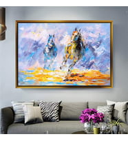 Altın Çerçeveli dekoratif tablo a837 (Gold)