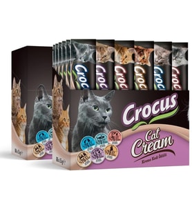 Crocus Multıpack 6 Çeşit Krema Kedi Ödülü 900gr 60x15gr)