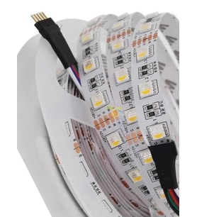 12 Volt RGBW 4 Renk RGB ve Beyaz Renk 5050 SMD İç Mekan 60 Led 5 Metre Şerit Led