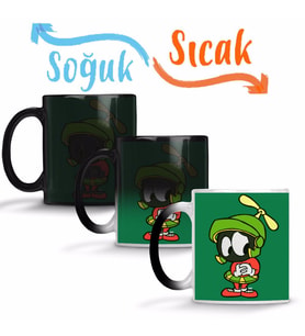 Looney Tunes Marvin The Martian Sihirli Kupa Bardak Porselen