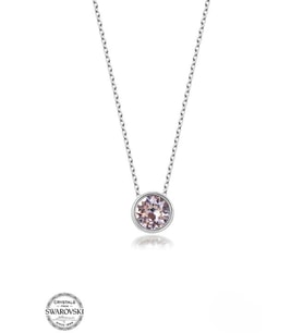 SWAROVSKİ TAŞLI  CRYSTAL 925 AYAR GÜMÜŞ KOLYE