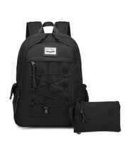 Smart Bags Sırt Çantası Okul Boyu Kalem Kutusu Hediyeli 3238 (Siyah)