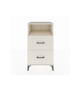 Hyperion Komodin Tek Raflı 2 Çekmeceli 60x44x106 Aytaşı-Aytaşı