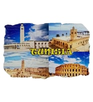 Tunus Temalı Fresco Magnet (Karışık)