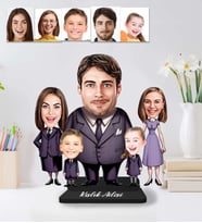 Kişiye Özel Addams Family tasarımlı Model Ahşap Biblo-73