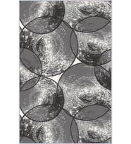 Eliana Home Baskılı, Yıkanabilir Kaymaz Taban Salon Halısı LNA1661 100x150 cm (Gri)