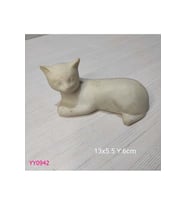 YY0942 Yatan Kedi Biblo Silikon Kalıp