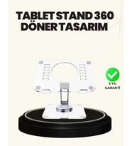 Ayarlanabilir Şeffaf Tablet Standı Kaymaz Silikon Tabanlı