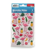 TANEX KIDS TNX-25176 DEKORATİF ETİKETLER - FLAMİNGO SERİSİ STICKER