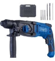 Darbeli matkap DH2260 SDS-Plus 26 mm beton delme performansı 1050 W 3 Joule darbe gücü 4'ü 1 arada fonksiyon 5500bpm değişken devir sayısı yumuşak sap matkap seti, keski