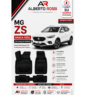MG ZS BENZİNLİ 2021 - 2026 Araca Özel Kauçuk 3D Profesyonel Oto Paspası