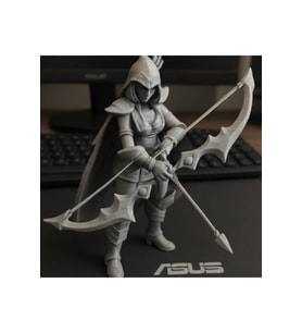 League of Legends Ashe Figür Kendin Boya 15CM