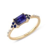Delazul Safir Yüzük (Sarı)