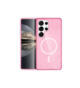 Galaxy S23 Ultra Kılıf Star Magsafe Kapak - Pembe