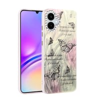 Newface Samsung Galaxy A06 Kılıf Blade Aynalı Desenli Kapak - Desen 6