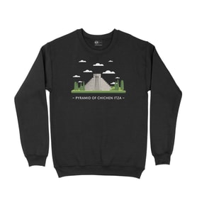 Çiçen İtza Piramit Siyah Sweatshirt