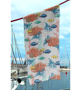 Dijital Baskılı Unisex Deniz Havuz Plaj Havlusu 70x150 cm. // H093 (Renksiz)