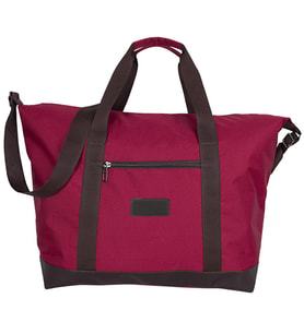 Bagacar Bordo Unisex Omuz Askılı Spor Seyahat ve Plaj Çantası