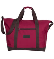Bagacar Bordo Unisex Omuz Askılı Spor Seyahat ve Plaj Çantası