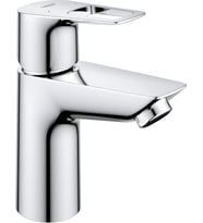 Grohe 23085001 Bauloop Delikli Tek Kollu S-Boy Banyo Bataryası 1,2 Gpm, Yıldız Işığı Krom (Çok Renkli)