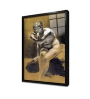 Bathing venus Çerçeveli Cam Tablo