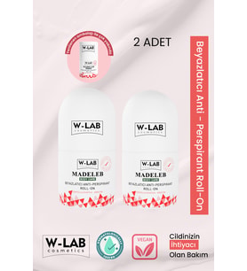 W-Lab Cosmetics Madeleb Roll On 50 ml 2 li Paket