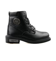 Harley Davidson 025G100128 Jim Black Yağlı Deri Kadın Günlük Bot 025G100128-JIM-BLACK-YAGLI-DERI Siyah