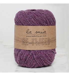 La Mia Re-Tweed Mor Melanj El Örgü İpi - L143 - 34408