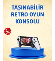 3D Ekranlı Mini Oyun Konsolu + Multimedya