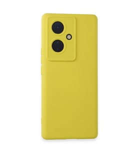 V29 Lite Kılıf Nano Içi Kadife Silikon - Sarı