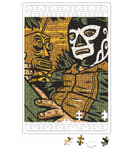Luchador Mexicano Puzzle 240 Parça Yapboz
