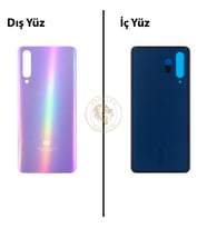 Xiaomi Mi 9 Lavanta Moru Arka Pil Kapağı Batarya Kapağı Lazer Kesim Back Cover