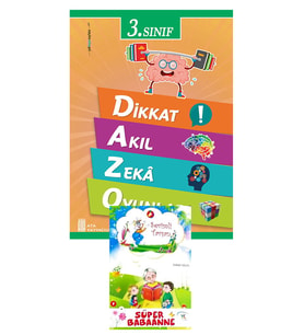 Ata 3.Sınıf Dikkat Akıl Zeka Oyunları (Beyaz)