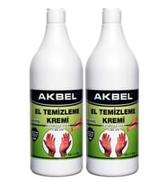 Akbel El Temizleme Kremi Pratik Şişe 1 kg 2'li Set (Bej)